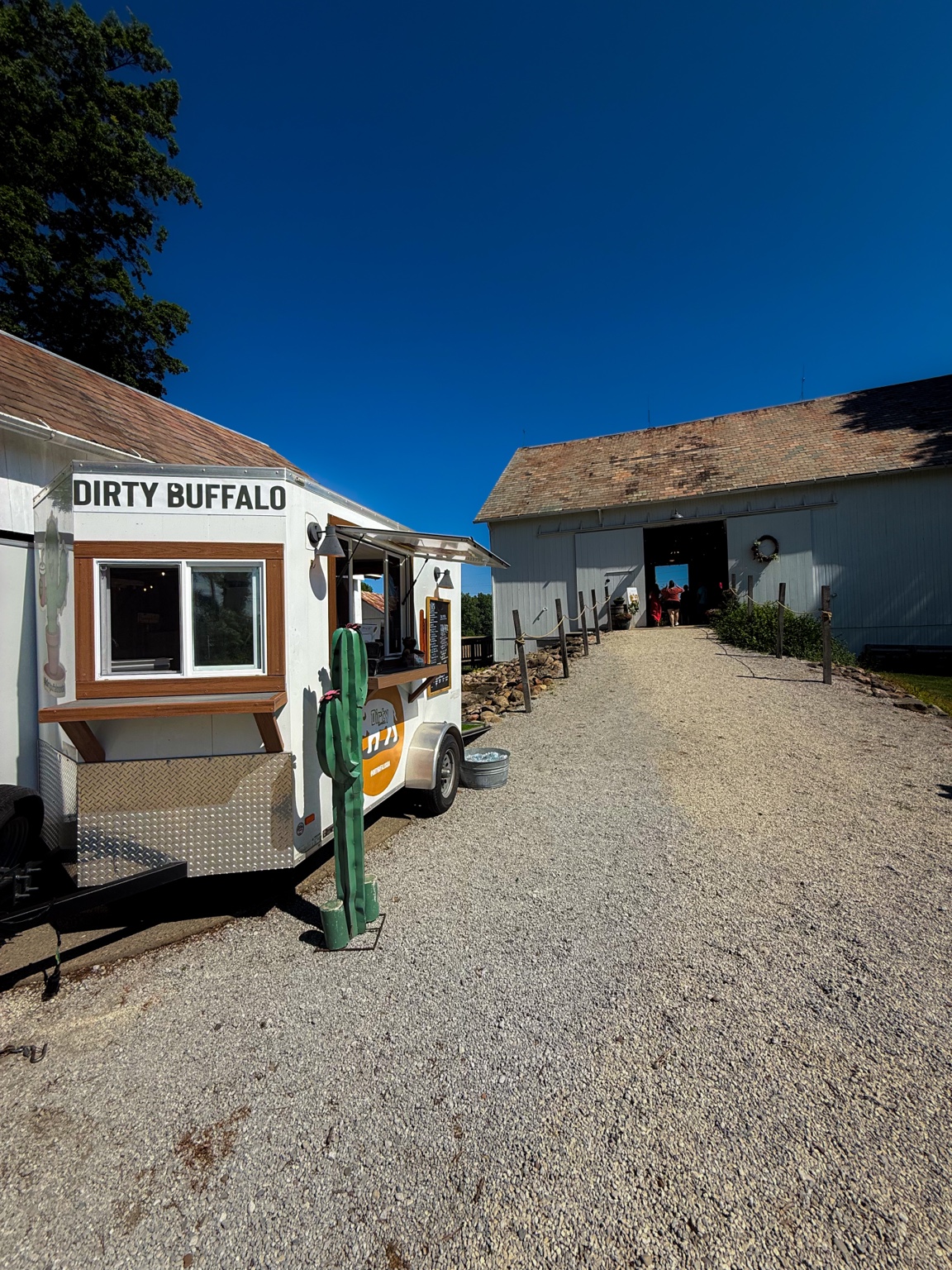 Dirty Buffalo Soda mobile soda bar trailer at an event in Ohio